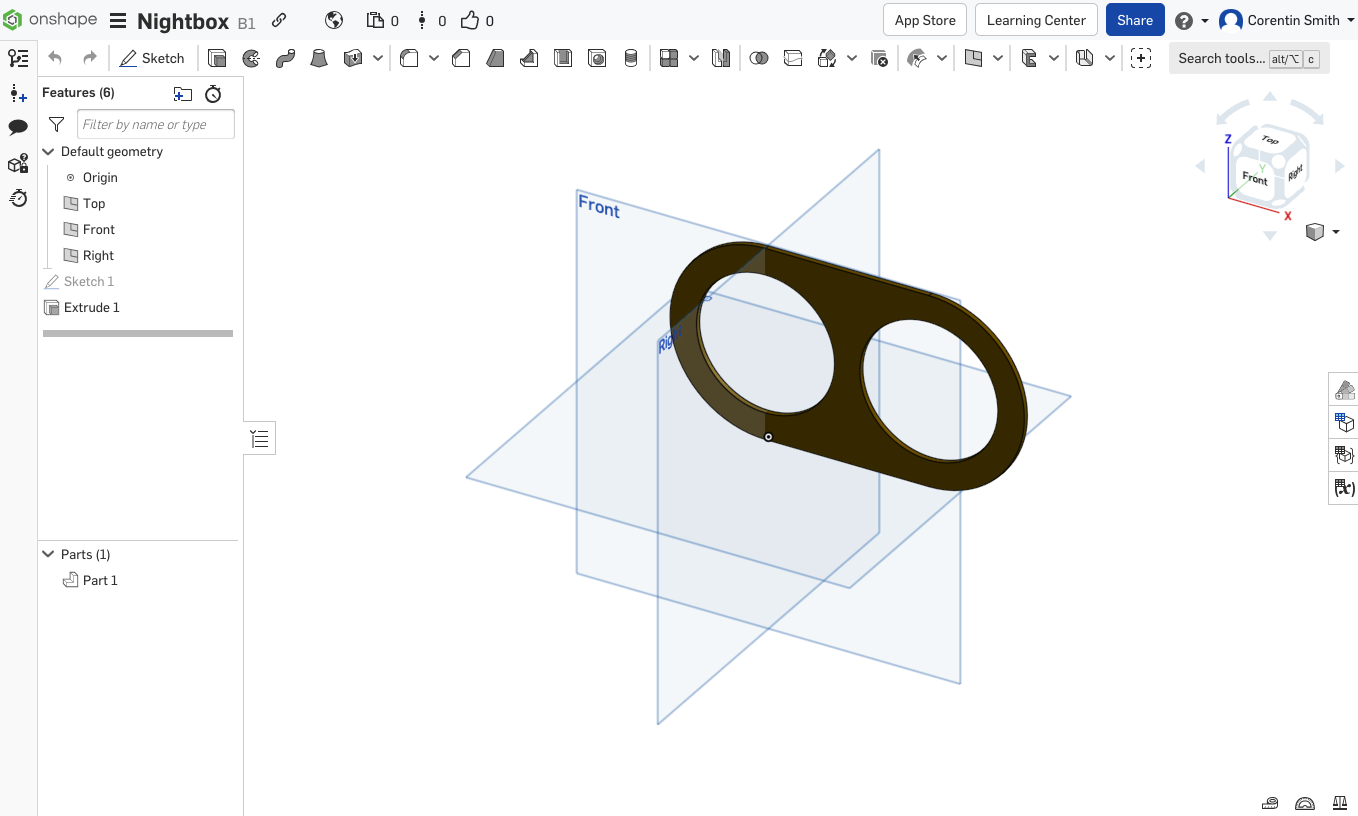 OnShape screenshot